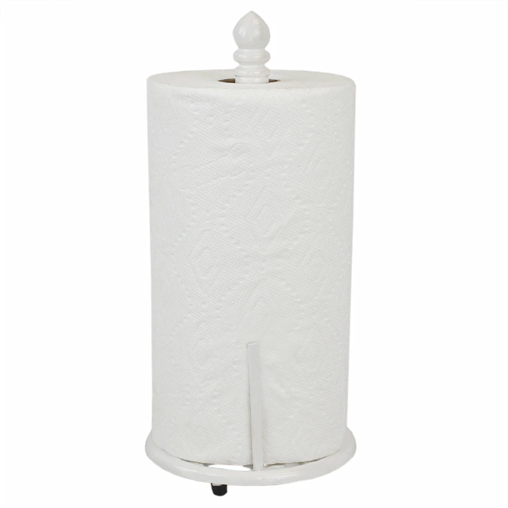 Wholesale 👍 Home Basics Lattice Collection Cast Iron Paper Towel Holder, White 🔥 3 Wholesale 👍 Home Basics Lattice Collection Cast Iron Paper Towel Holder, White 🔥