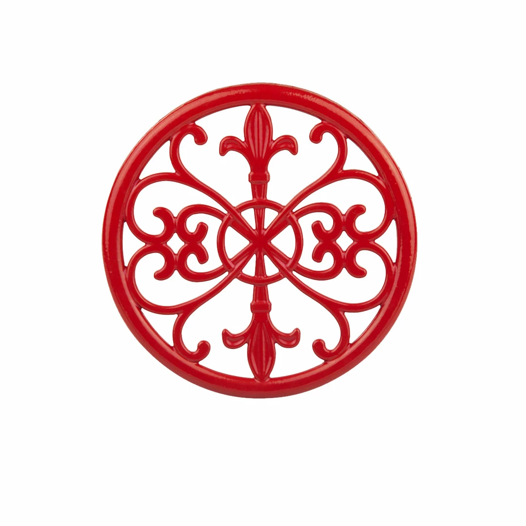 Best reviews of ๐ Home Basics Fleur De Lis Collection Cast Iron Trivet, Red ๐ 3 Best reviews of ๐ Home Basics Fleur De Lis Collection Cast Iron Trivet, Red ๐
