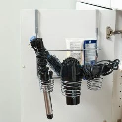 Buy 🔔 Home Basics 4 Compartment Over the Cabinet Hair Care and Styling Tool Multi-Purpose Bath Accessory Rust-Resistant Steel Storage Organizer, Chrome 🥰 -Home Basics Sales 718cee2ee04f49b78ad09befd4f844d9 fd52568a f306 44f8 b5b7 892a1726f6d5 1080x