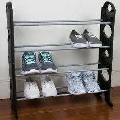 Deals 💯 Home Basics Stackable 12 Pair Metal and Plastic 👟 Shoe Rack, Black 💯 -Home Basics Sales 7384916baab345dc8fc6fce24cd42c31 29c5bbe5 6f55 4b91 bc36 4def5986483c 1080x