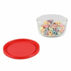 Hot Sale 🔔 Home Basics Round 16 oz. Borosilicate Glass Food Storage Container with Red Lid 😀 -Home Basics Sales 739094331f814b2f84d23e8b18562e0c 1080x