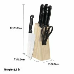 Deals 👏 Home Basics 7 Piece Knife Set with Block, Black 🛒 -Home Basics Sales 73b4563f917047f482ac19be0d25f9bd 6d80dbed 17db 49d5 afbf 9167f5fc0e8c 1080x