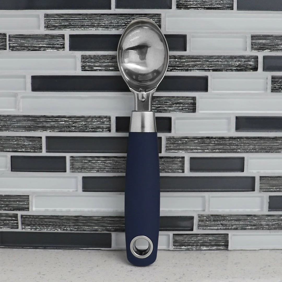 Brand new ๐ Home Basics Meridian Stainless Steel Ice Cream Scoop, Indigo ๐ 4 Brand new ๐ Home Basics Meridian Stainless Steel Ice Cream Scoop, Indigo ๐ - Image 2