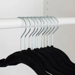 Coupon 🔔 Home Basics Velvet Hanger, (Pack of 10), Black 👍 -Home Basics Sales 75ced09390cc49d1a456a3eb66893bb6 1080x