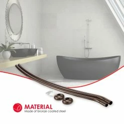 Deals 🔥 Home Basics Steel Curved Shower Rod, Bronze 🌟 -Home Basics Sales 75d57b7e433c4cd0843116ffde36d301 c2c5aba0 59df 4133 9548 fcea1fd9ab24 1080x