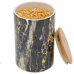 Wholesale 🤩 Home Basics Marble Like Large Ceramic Canister with Bamboo Top, Black ⭐ -Home Basics Sales 78b3bb82c33f462cba362cc8bb50cd7a 1080x