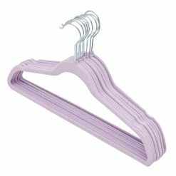 Top 10 👍 Home Basics Velvet Hanger, (Pack of 10), Lilac ✨