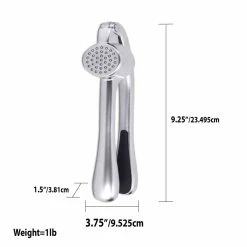 Brand new 🎉 Home Basics Nova Collection Zinc Garlic Press, Silver 🤩 -Home Basics Sales 7c000101ebac4c8f9eb74ec0b16d61c1 3de4a8c4 6be9 418a 82ac 9930b0e3abf0 1080x