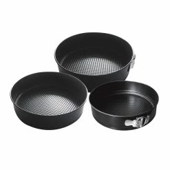Buy 💯 Home Basics 3 Piece Spring Form Pans ✔️