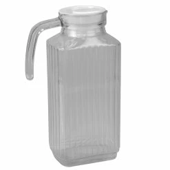 Cheapest 💯 Home Basics Embellished Glass 1.8 Lt Decorative Beverage Pitcher with No-Mess Pouring Spout and Solid Grip Handle, Clear 🤩 -Home Basics Sales 7da8e155026e4c97849a3780ae3a2021 1080x