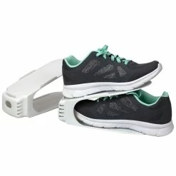 Best Pirce 🎁 Home Basics Plastic 👟 Shoe Space Saver, White 🔥