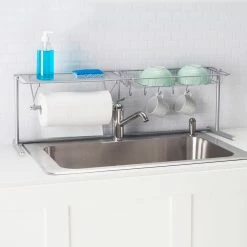 Outlet ⭐ Home Basics Over the Sink Counter Kitchen Station, Chrome ✨ 6 Outlet ⭐ Home Basics Over the Sink Counter Kitchen Station, Chrome ✨ -Home Basics Sales 7ec1ef618a004cdd991c975d06d1e550 1080x