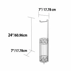 Coupon ⌛ Home Basics Seville Free-Standing Dispensing Toilet Paper Holder, Satin Nickel 🎉 -Home Basics Sales 8172918690c240388537e9abc7a2c48c bce282e3 5ee8 4bbf 868a 325d1bf644c8 1080x