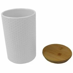 Best reviews of 👍 Home Basics Honeycomb Large Ceramic Canister, White 🎉 -Home Basics Sales 81930762154a4e5b940ce93a9abc4908 1080x
