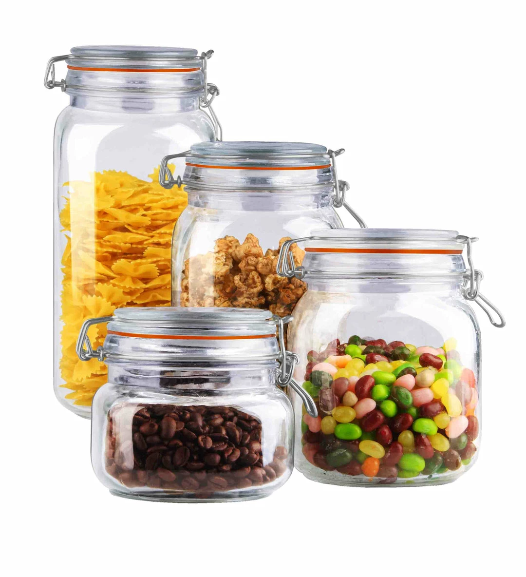 Cheapest ā Home Basics 4 Piece Glass Canister Set, Clear š 3 Cheapest ā Home Basics 4 Piece Glass Canister Set, Clear š