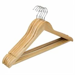 Budget 🛒 Home Basics Non-Slip Wood Hanger, (Pack of 5), Natural 😀 -Home Basics Sales 84073e0c67ec4ee8bd9893161db410c5 1080x