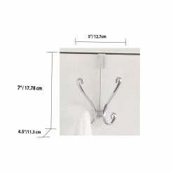 Budget 🛒 Home Basics Over the Door Double Hanging Hook, Chrome 🤩 -Home Basics Sales 84c5894500bc47c1adfa41a5e07280b4 1080x