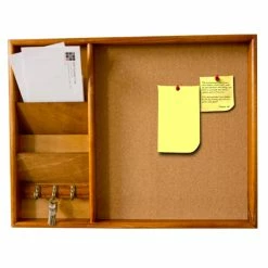 Cheap ✔️ Home Basics Wall Mounted Wood Bulletin Board, Pine 😉