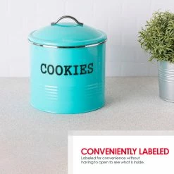 Cheap 🔔 Home Basics Tin Cookie Jar, Turquoise 🧨 -Home Basics Sales 88482c23fce64147ad6a58a537b3714a 6e5843bc 227d 4a44 8d2d 4b2372e0ad6a 1080x