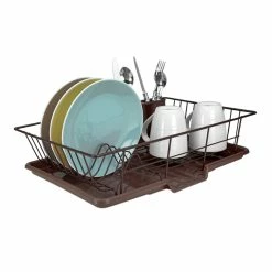 Discount 🛒 Home Basics 3 Piece Rust-Resistant Vinyl Dish Drainer with Self-Draining Drip Tray, Brown 👏 -Home Basics Sales 88a6f1d767f146b89b193ac9b32016a2 5764a4a9 d5be 4d7b 9383 841d96e3ab60 1080x