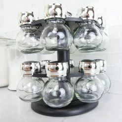 New 😍 Home Basics 16 Piece Revolving Spice Rack, Black ✔️ -Home Basics Sales 88a7e2b9c3a74effb3de27060b98327b 87a4913d 9a86 4928 9a07 24cced0ca80a 1080x