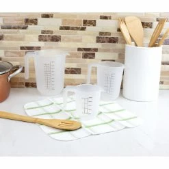 Flash Sale 🔔 Home Basics Precise Pour 3 Piece Plastic Measuring Cup Set with Short Easy Grip Handles, Clear 😀 -Home Basics Sales 89231373bb2747a887aea34d4c7dc5c9 1080x