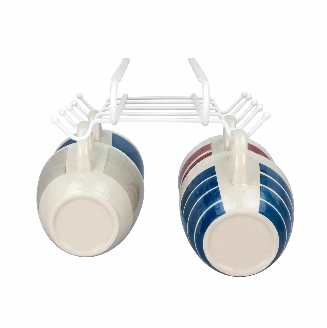 Wholesale ๐ฅ Home Basics Under-the-Shelf Mug Rack ๐ฏ 4 Wholesale ๐ฅ Home Basics Under-the-Shelf Mug Rack ๐ฏ - Image 2