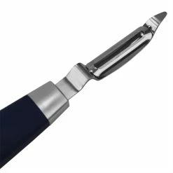 Budget ⌛ Home Basics Meridian Stainless Steel Vertical Vegetable Peeler, Indigo 💯 -Home Basics Sales 8bd13370b1bc42f6a15a6bb580fdc204 1080x