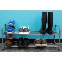 Best Pirce 🥰 Home Basics Adjustable Plastic 👟 Shoe Space Saver, Black ✨ -Home Basics Sales 8bd348f801f54468a1250663748c6e98 1080x