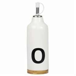 Best Sale 😉 Home Basics 10 oz. Ceramic Oil and Vinegar Set with Bamboo Accents, White 🔥 -Home Basics Sales 8d01092536e7492ebd107772cbdf8120 1080x