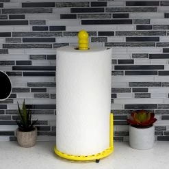 Hot Sale ✔️ Home Basics Sunflower Free-Standing Cast Iron Paper Towel Holder with Dispensing Side Bar, Yellow 🔔 -Home Basics Sales 8e966003662240c1bcac8787fe165177 a27cec89 2f5a 450b 8462 7d68f88f7b8f 1080x