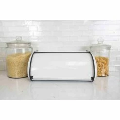 Promo 👏 Home Basics Roll-Top Lid Steel Bread Box, White 🌟 -Home Basics Sales 8e9a85c6bdd54313992656724ba74e6d 1080x