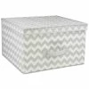 Coupon 😍 Home Basics Chevron Non-Woven Collapsible Multi-Purpose Jumbo Storage Box with Clear Window, Grey ⌛ -Home Basics Sales 8f77d54fae354f87a7426b0c57da9b4b 1080x