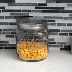 Flash Sale 😍 Home Basics 90 oz. Medium Mason Glass Canister, Clear 🌟 -Home Basics Sales 90a7bb65cf9d4ea3a415b85ba1898b2b 2b106e22 9517 43d9 ae25 93de45ba0946 1080x