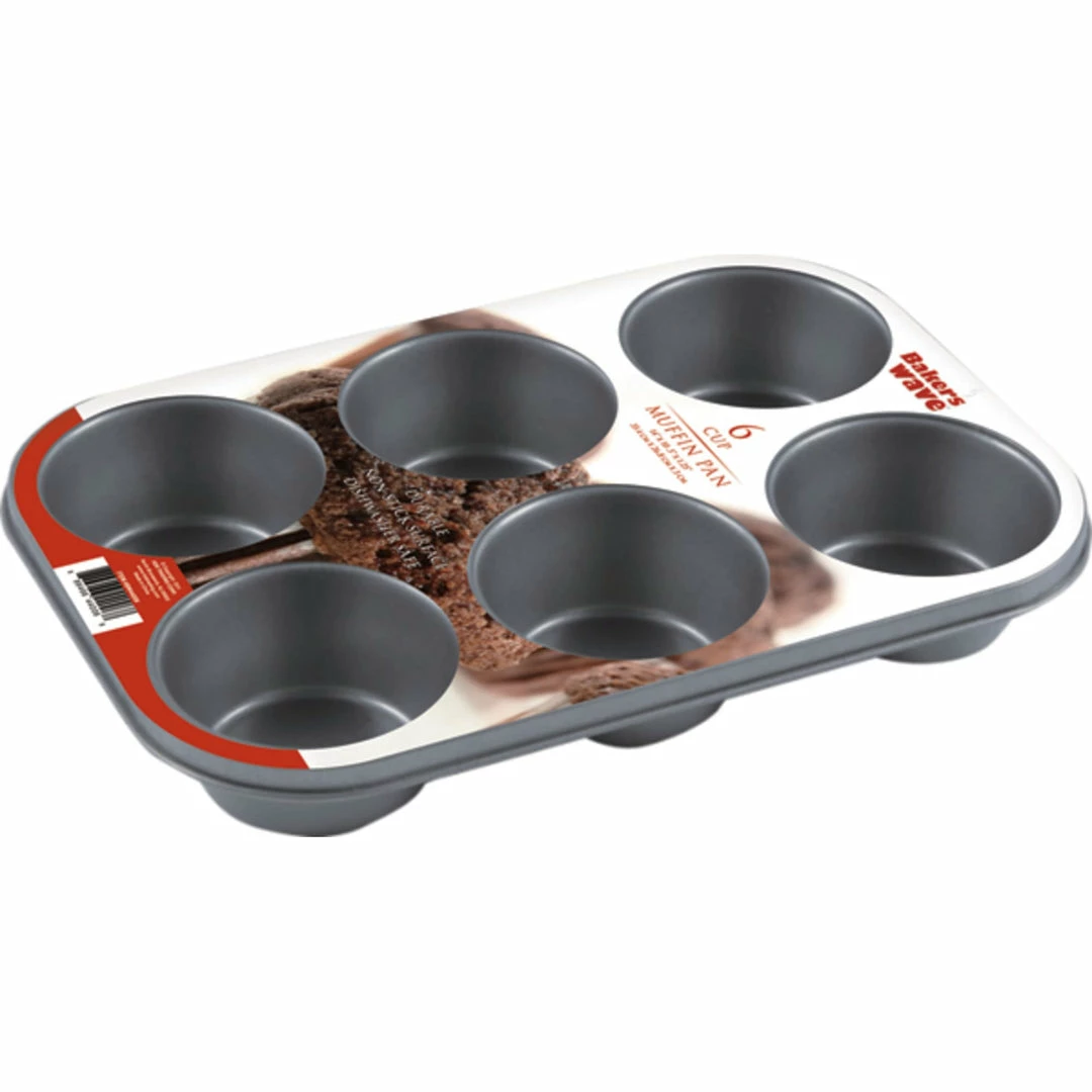 Discount ๐ Home Basics Non-Stick 6 Cup Muffin Pan โจ 3 Discount ๐ Home Basics Non-Stick 6 Cup Muffin Pan โจ