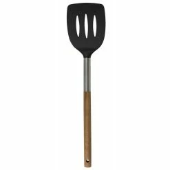 Wholesale 🎉 Home Basics Winchester Collection Scratch-Resistant Rubber Slotted Spatula, Natural 👍