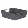 Flash Sale 👍 Home Basics Polyester Woven Strap Open Bin, Grey 🧨 -Home Basics Sales 94e1ab4aba5148e18318a0c56d4c4c79 1080x