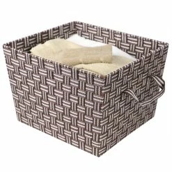 Deals 👏 Home Basics Stripe Woven Strap X-Large Storage Bin, Brown 👍 -Home Basics Sales 97abda4613f84ea8a48be2499510f9d2 1080x