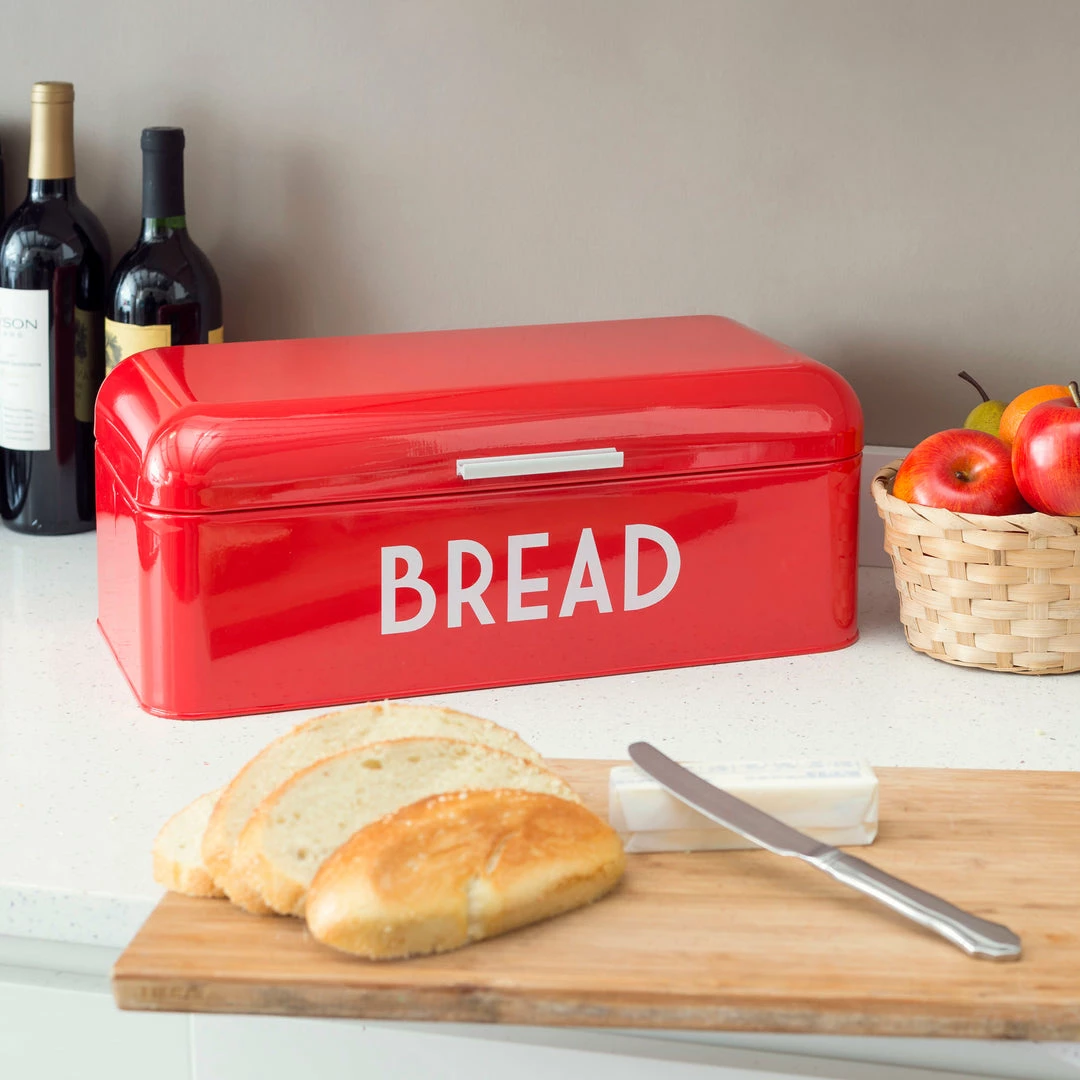 Best Sale ๐ Home Basics Metal Bread Box with Lid โจ 7 Best Sale ๐ Home Basics Metal Bread Box with Lid โจ - Image 5