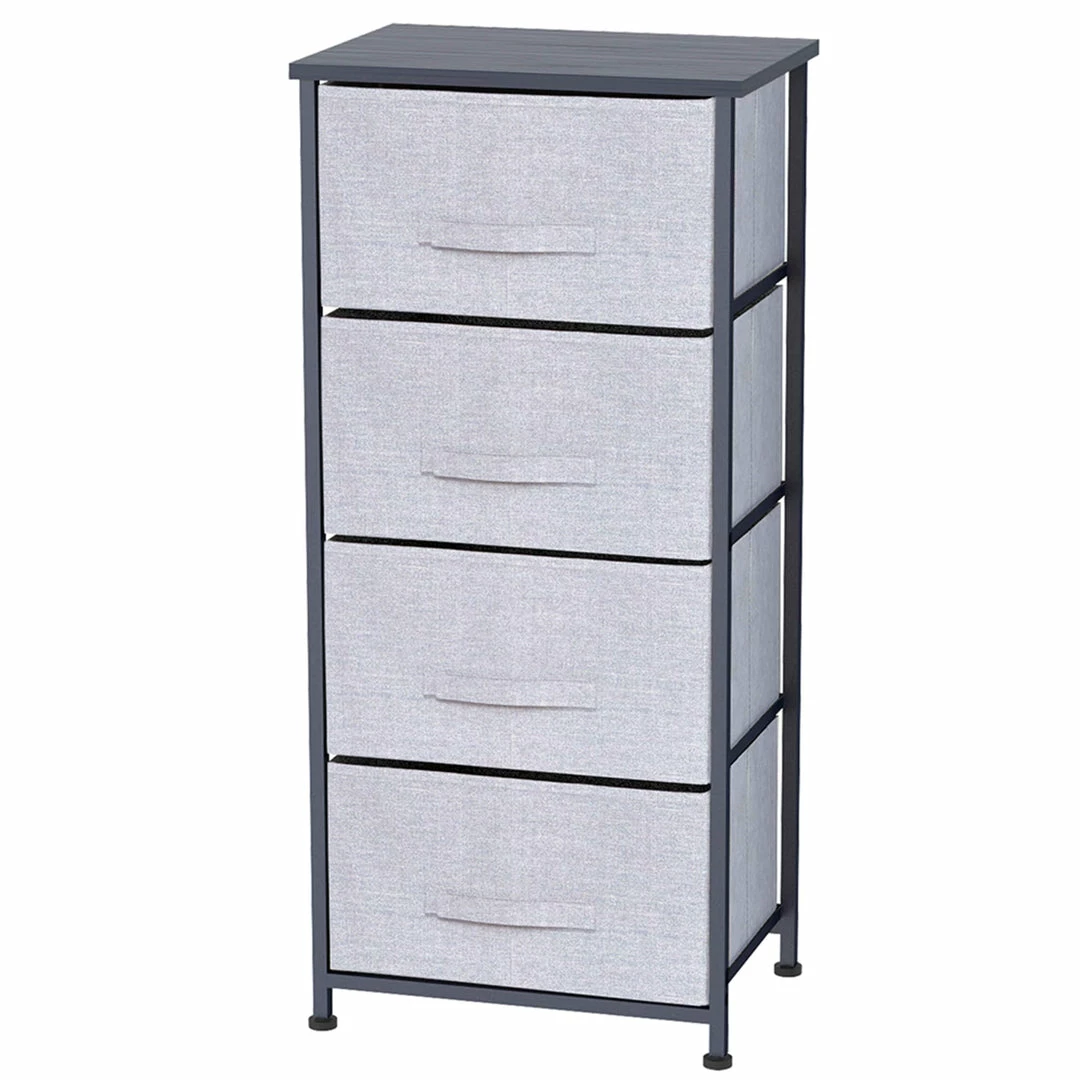 Best Pirce 🌟 Home Basics 4 Drawer Storage Organizer, Grey ✔️ 3 Best Pirce 🌟 Home Basics 4 Drawer Storage Organizer, Grey ✔️