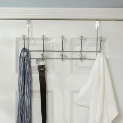 Deals ❤️ Home Basics 5 Hook Over the Door Hanging Rack with Crystal Knobs, Chrome 🎉 -Home Basics Sales 98e6602a92634325b5d379ff56714cc7 3fe7864e e31d 4ec2 abde 1231aff7568c 1080x