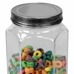 Best deal ❤️ Home Basics 51 oz. Large Hexagon Glass Canister, Clear 🤩 -Home Basics Sales 994dbbaedfc94d16ba90de6229ce0328 1080x