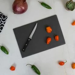 Outlet 🥰 Home Basics 8 x 12 Slate Cutting Board, Black 🔔 -Home Basics Sales 99901814fa284dbeaad4ad13345137ce 1080x