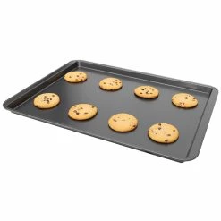 Deals 😉 Home Basics Non-stick 15” x 21” Steel Baking Sheet, Grey 🤩