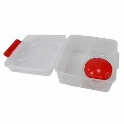 Flash Sale ⭐ Home Basics Locking Multi-Compartment Plastic Lunch Box with Small Food Storage Container, Red ✔️ -Home Basics Sales 9a136a0753a44b89a693c1533fe3ab55 bdcf32cd 15c7 4086 9fab db965a7113ff 1080x