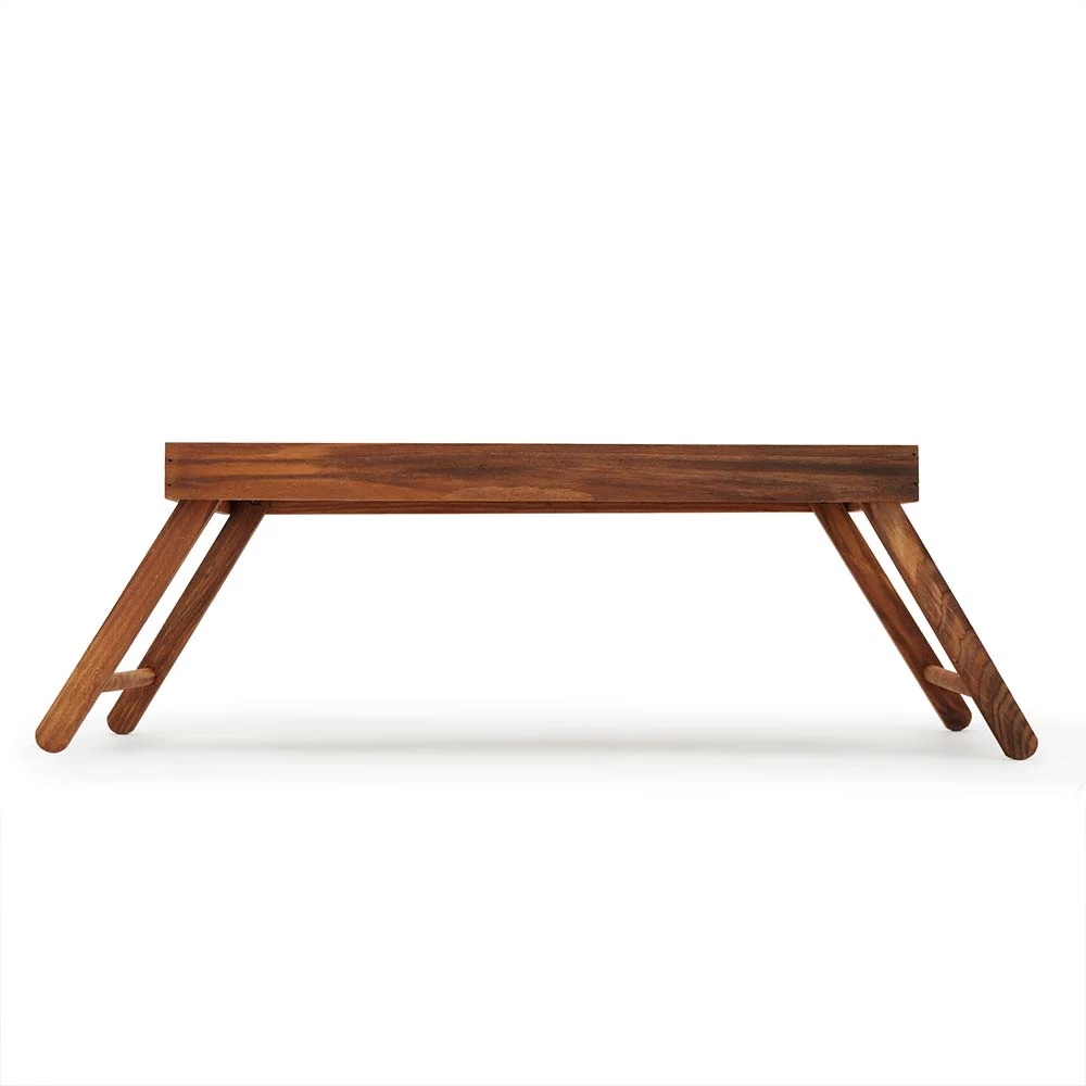 Wholesale 🎉 Home Basics Folding Multi-Purpose Rustic Bed Tray with Carved Handles, Pine 😍 7 Wholesale 🎉 Home Basics Folding Multi-Purpose Rustic Bed Tray with Carved Handles, Pine 😍 - Image 5