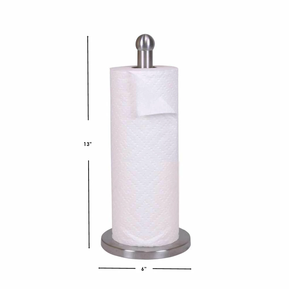 Cheapest โญ Home Basics Free-Standing Stainless Steel Paper Towel Holder with Weighted Base, Silver ๐ 4 Cheapest โญ Home Basics Free-Standing Stainless Steel Paper Towel Holder with Weighted Base, Silver ๐ - Image 2