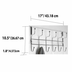 Outlet 😀 Home Basics Nico 6 Hook Over the Door Hanging Rack, Chrome 🎉 -Home Basics Sales 9cbcdd042f5b40179f3474a20bb41ade 897b1c4a 14d5 4b7e b5f9 9e17e67a6f40 1080x