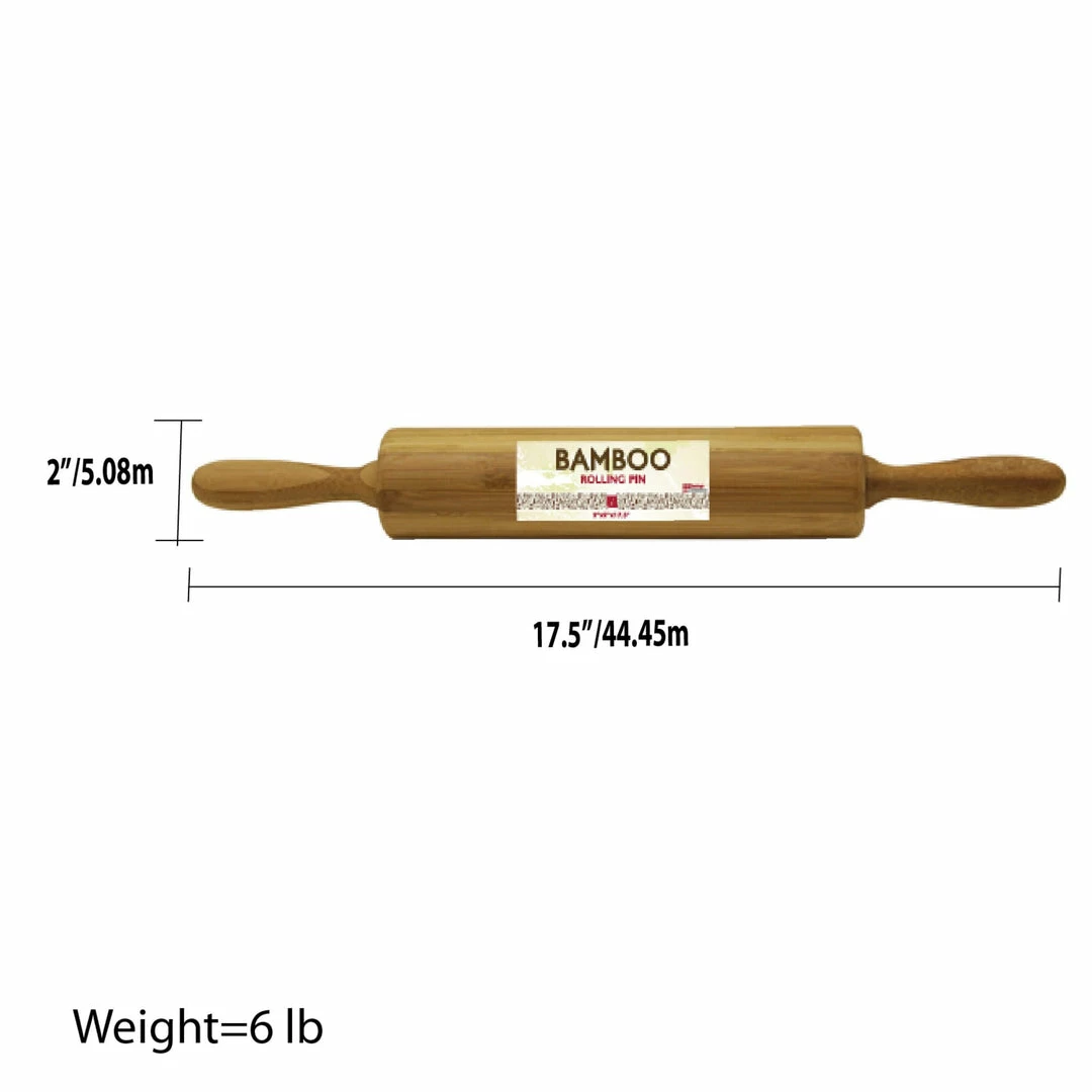 Discount ⭐ Home Basics Bamboo Rolling Pin 🥰 6 Discount ⭐ Home Basics Bamboo Rolling Pin 🥰 - Image 4