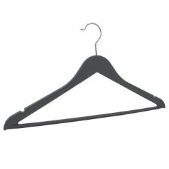 Budget ✨ Home Basics Non-Slip Space-Saving Rubberized Plastic Hangers, Charcoal ⌛ -Home Basics Sales 9f43049de3cc47098d9fc09cba10ca98 1080x